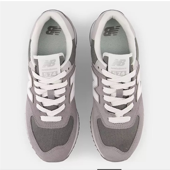 New Balance 574+ grey sneakers size 8.5 - Picture 10 of 10